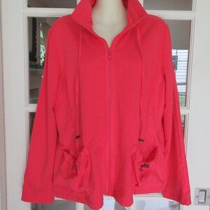 Like new Betty Barclay Elements lightweight dark tangerine color jacket Size 12